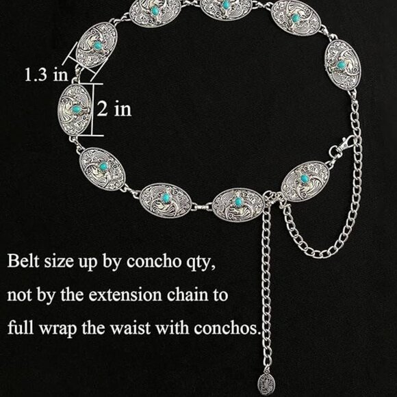 Cowgirl metal belt main image 7
